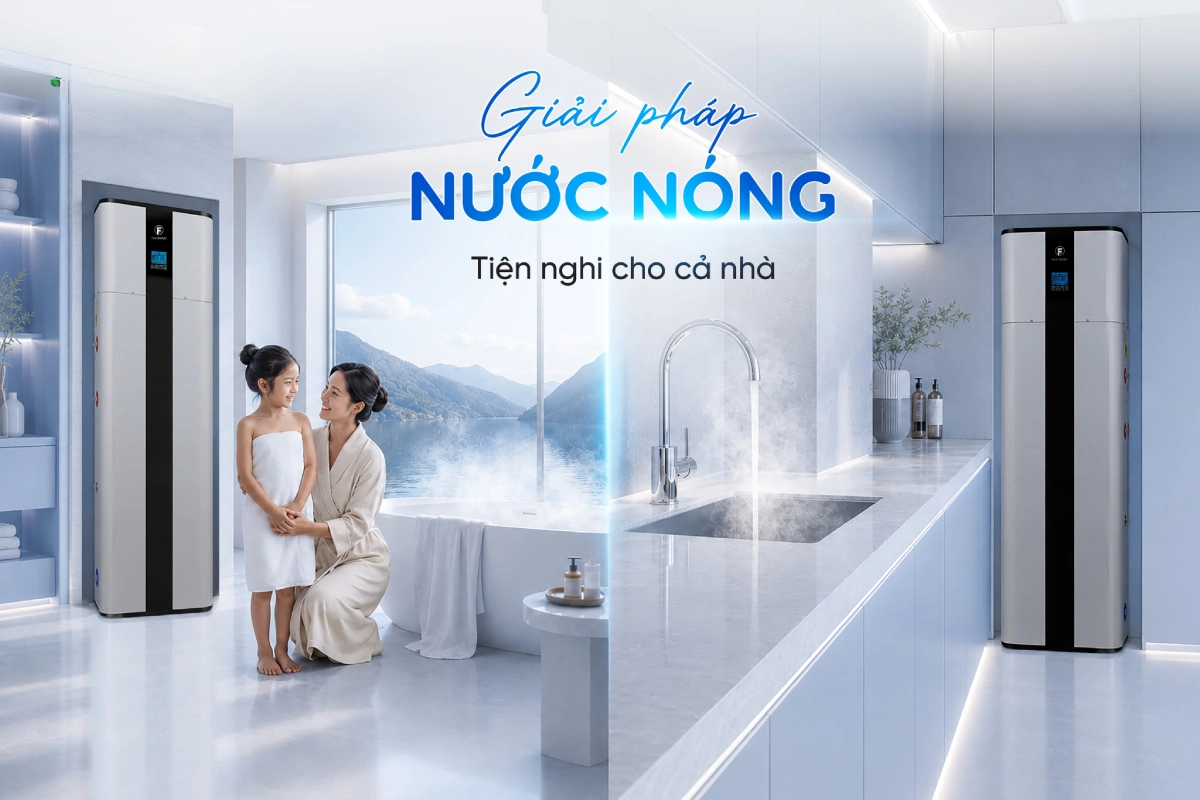 Máy bơm nhiệt heat pump Fuji Smart H800