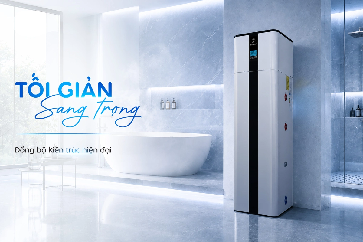 Máy bơm nhiệt heat pump Fuji Smart H800 thiết kế sang trọng