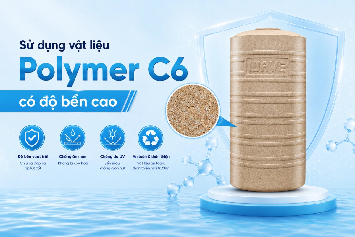 Vật liệu sản xuất bồn nước kháng khuẩn Wavelife WGD