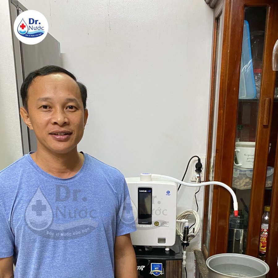 Khách hàng chọn mua máy lọc nước ion kiềm Kangen LeveLuk K8 tại Dr Nước