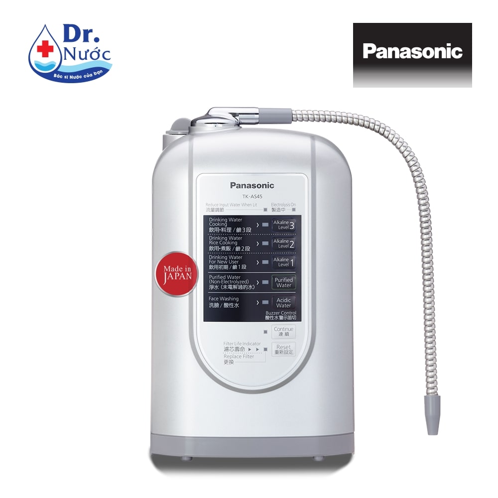 giá máy lọc nước ion kiềm panasonic