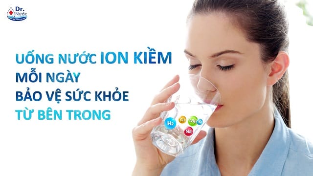 Nước ion kiềm giúp chăm sóc sức khỏe từ sâu bên trong
