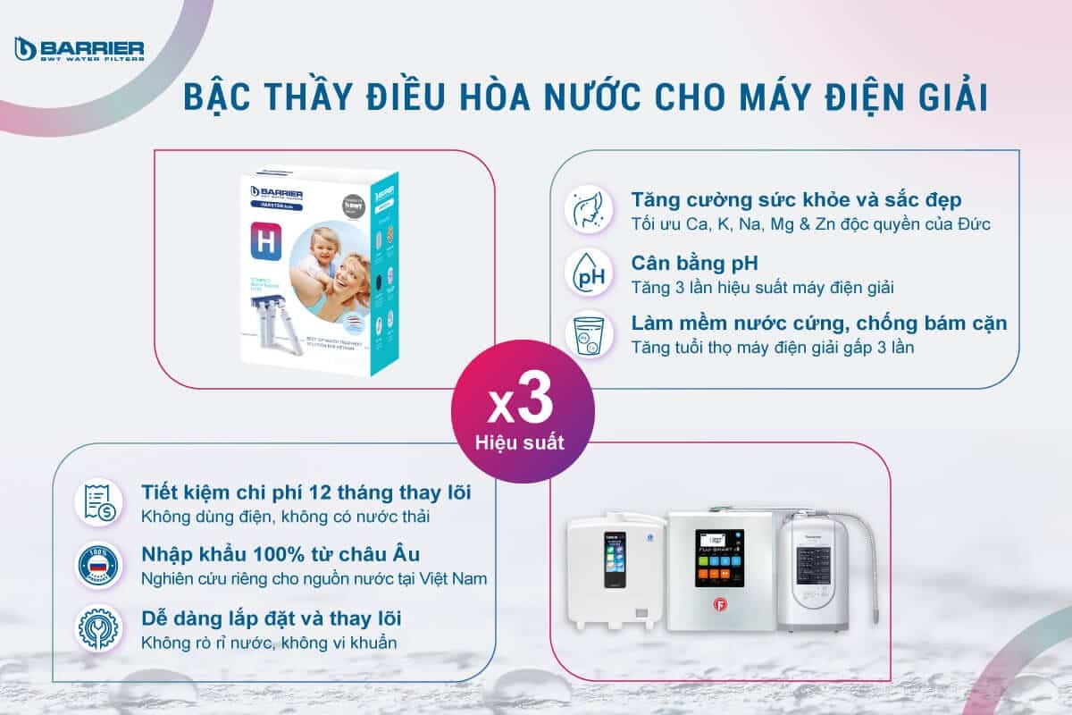 Mua bộ tiền xử lý nước BWT Barrier iMaster ion H ở đâu?