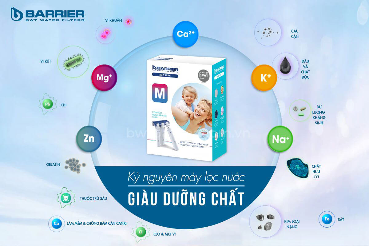 Máy lọc nước BWT Barrier iMaster M tốt không giá bao nhiêu?