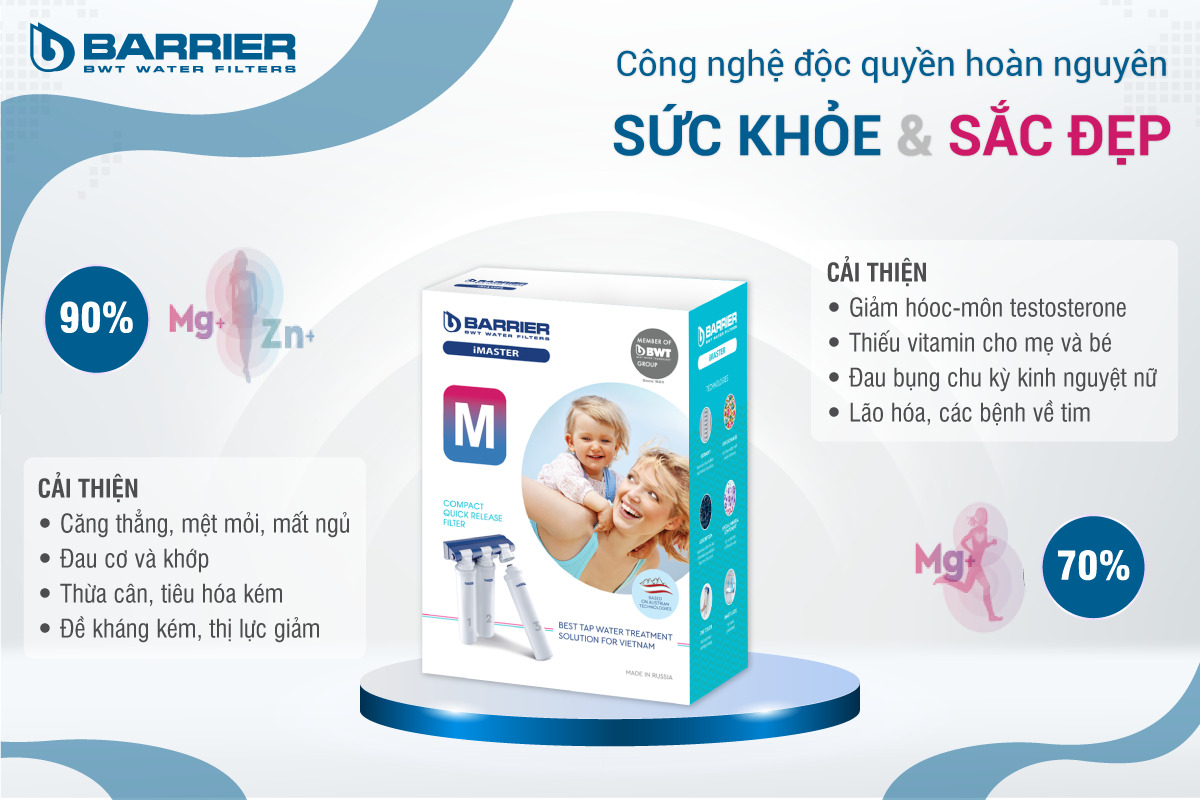 Máy lọc nước BWT Barrier iMaster M chính hãng giá rẻ