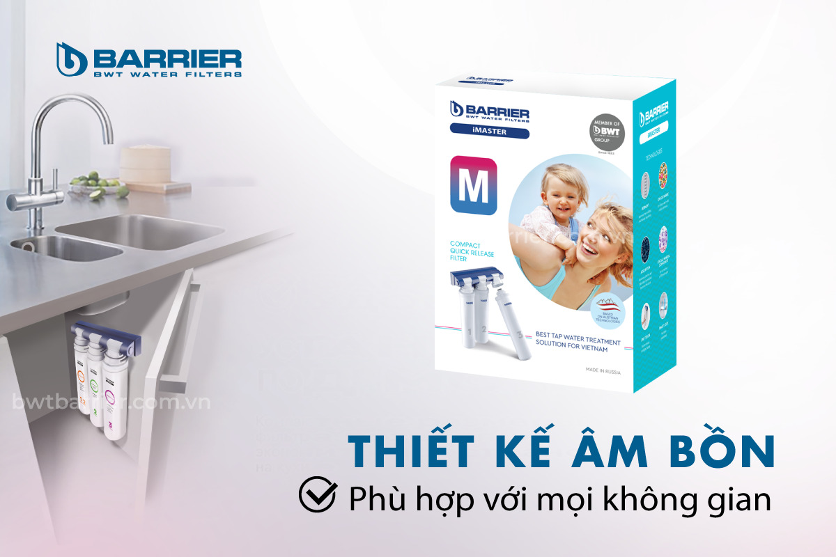 Máy lọc nước BWT Barrier iMaster M tốt cho sức khỏe