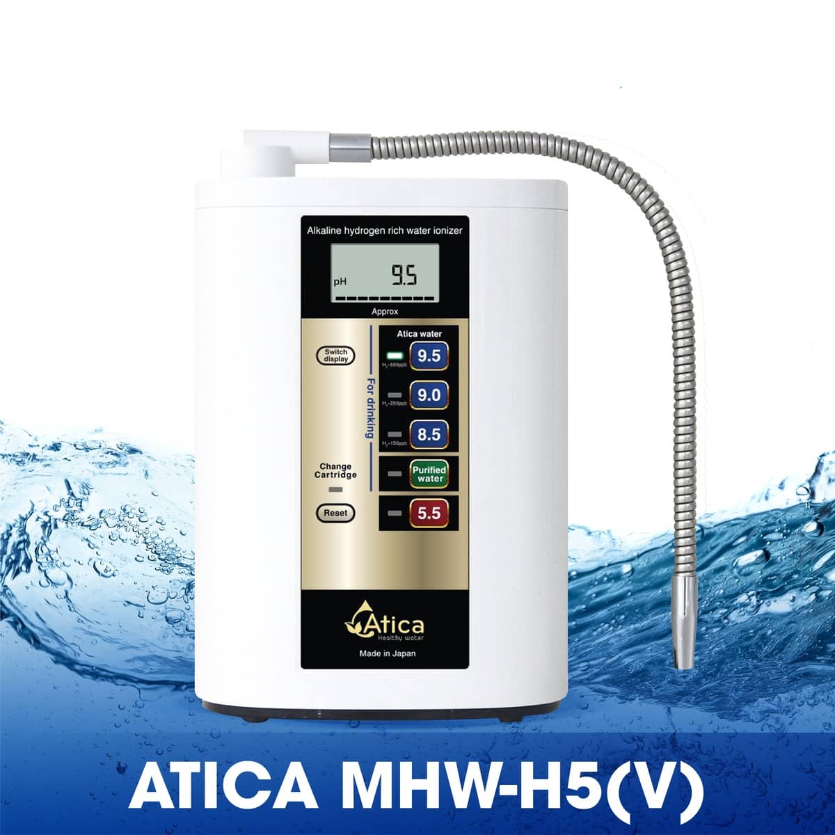 Máy lọc nước ion kiềm  Atica MHW-H5(V) có tốt không?