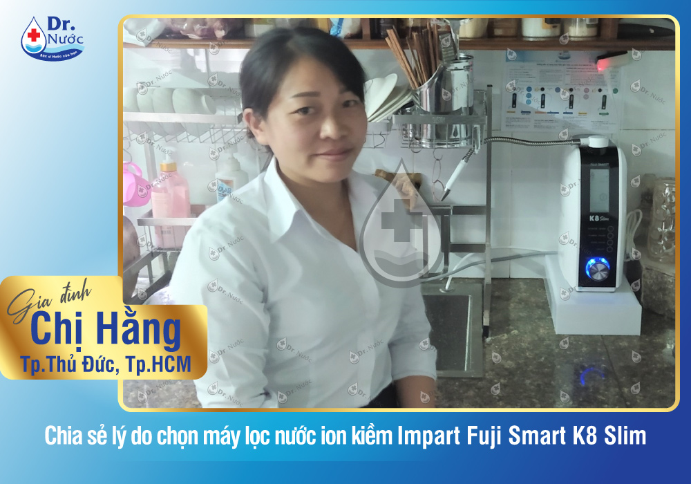 Chị Hằng chọn mua Fuji Smart K8 Slim siêu bền, chuẩn Nhật bảo vệ sức khỏe gia đình