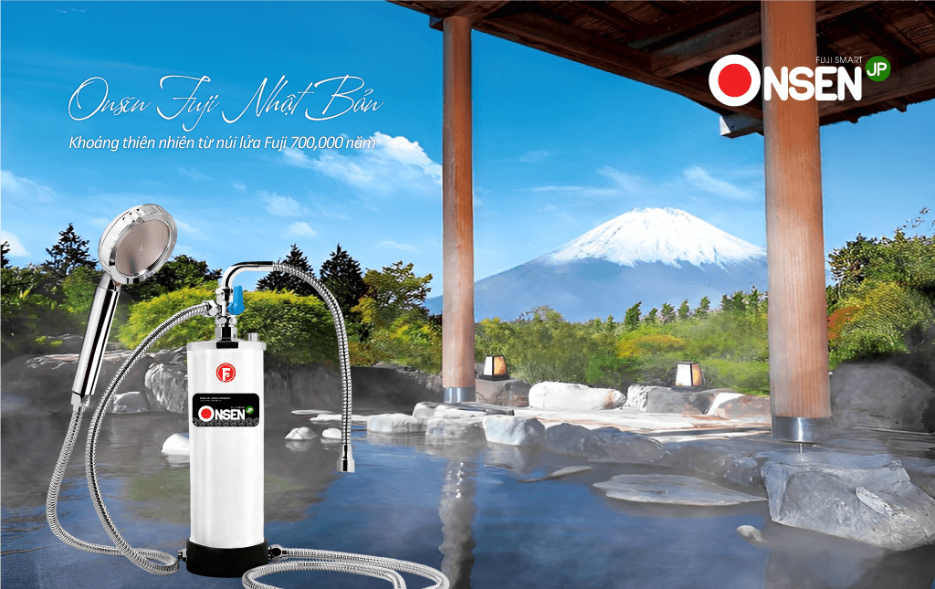 Máy tắm ion khoáng Fuji Smart Onsen JP Pro tạo nguồn nước tốt