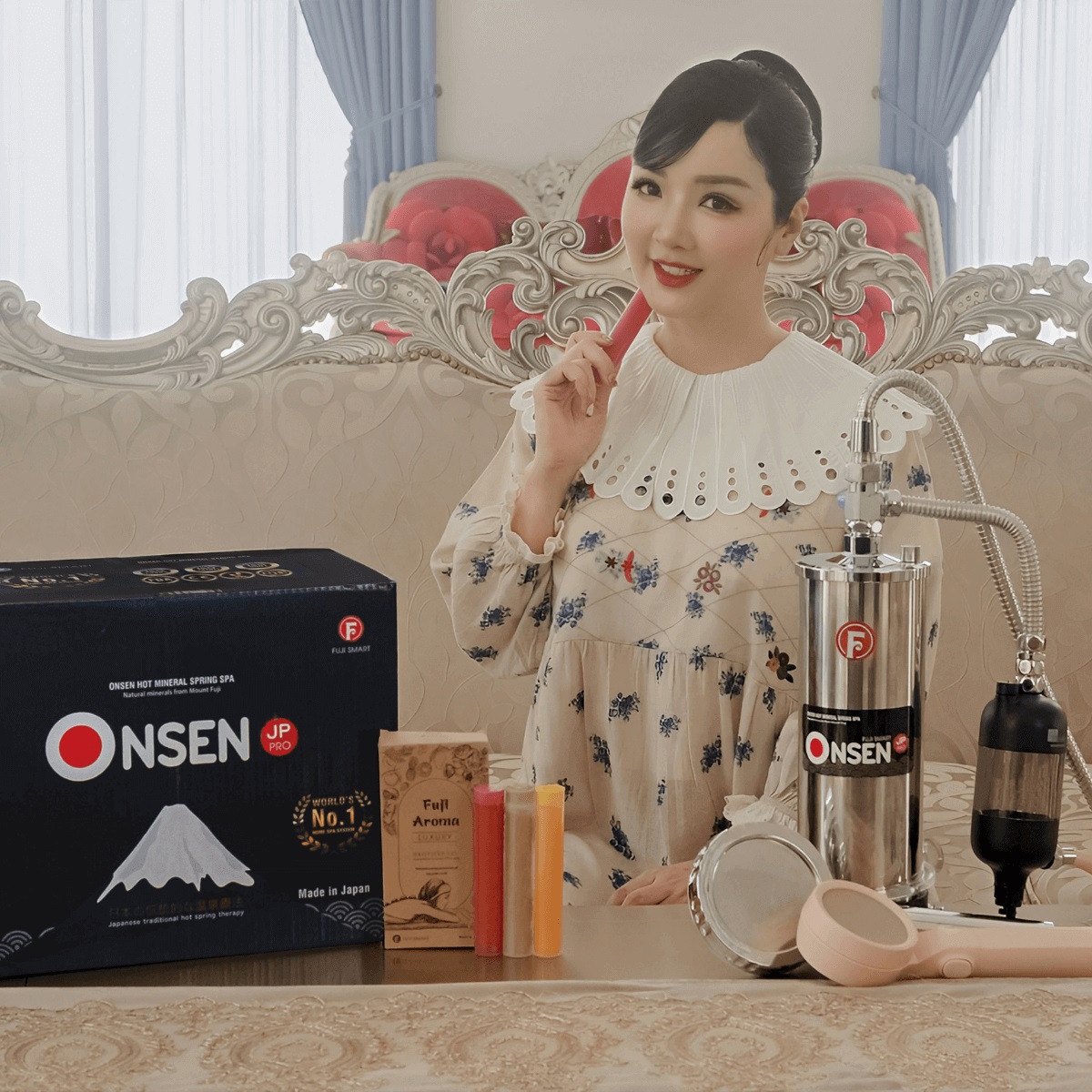 Hoa hậu Giáng My tin chọn máy tắm Onsen Fuji Smart JP Pro