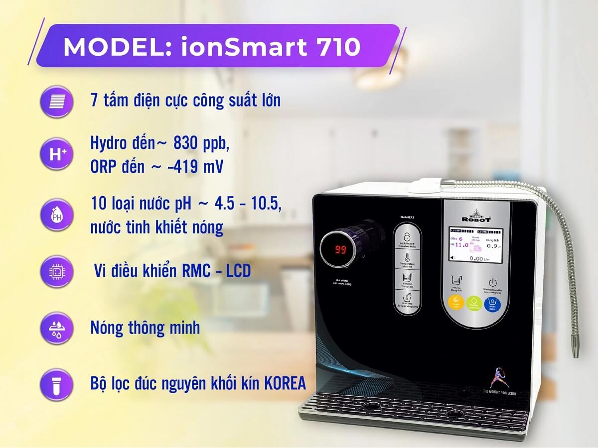 Có nên mua máy lọc nước ion kiềm Robot ionSmart 710 không?