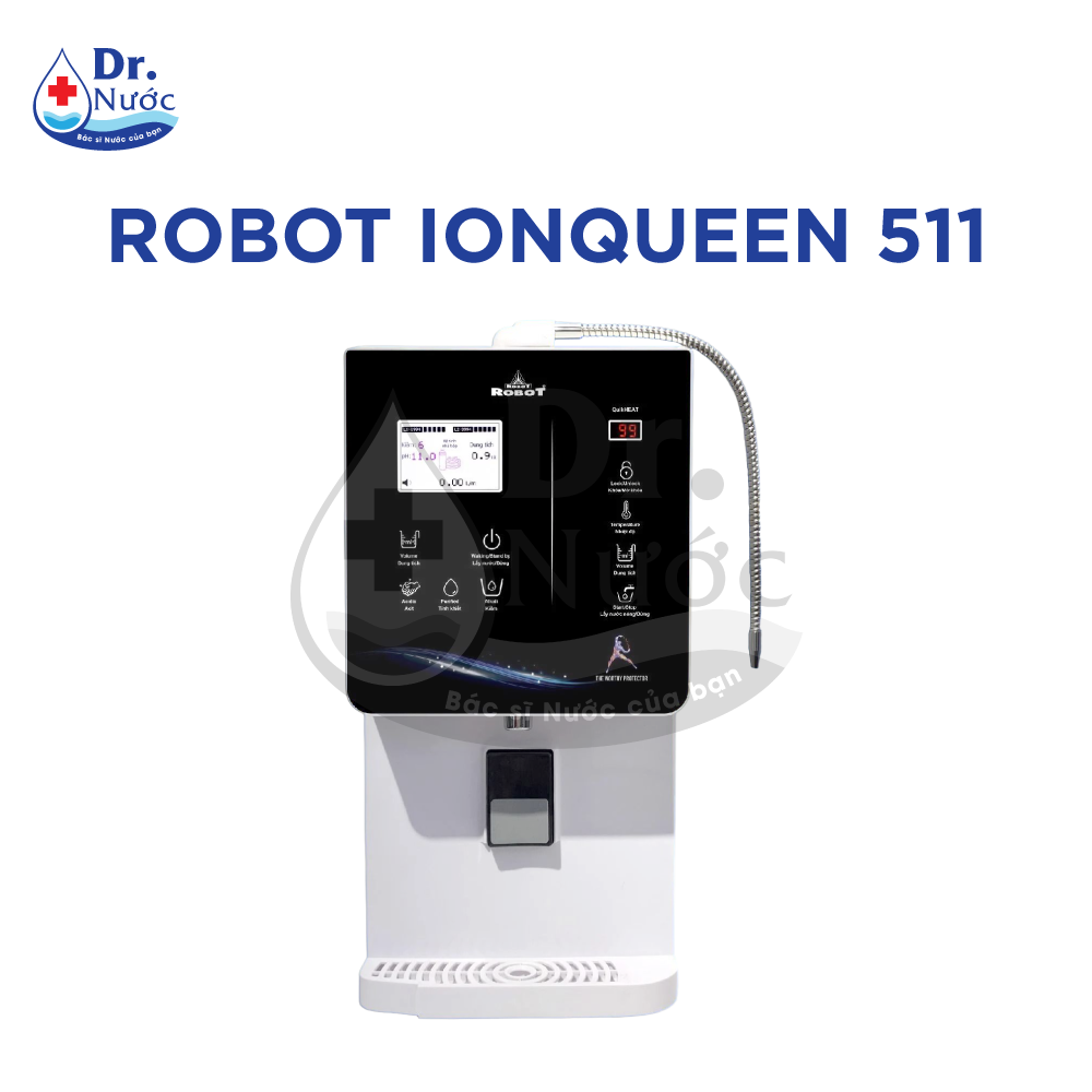 Máy lọc nước ion kiềm Robot ionQueen 511