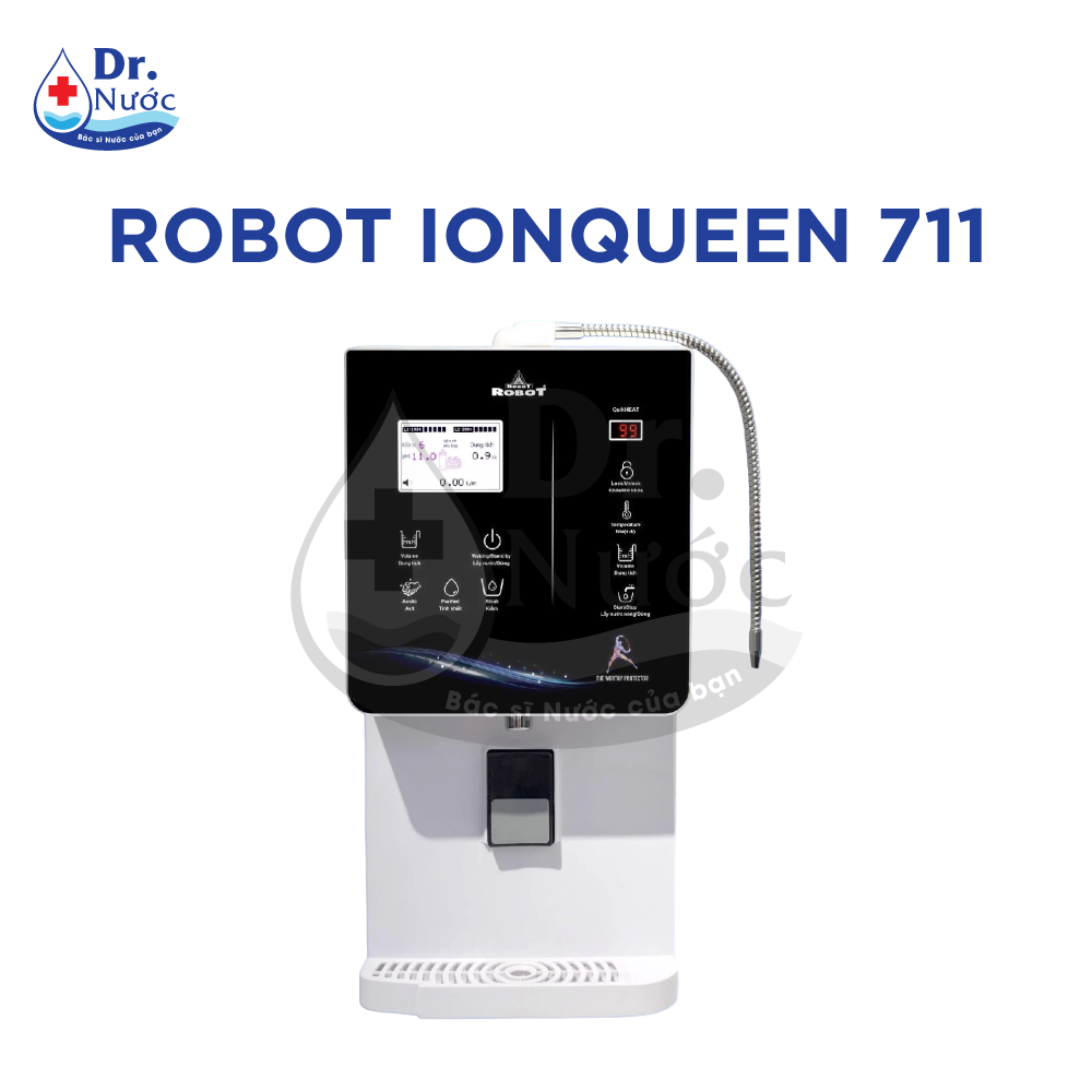 Máy lọc nước ion kiềm Robot ionQueen 711