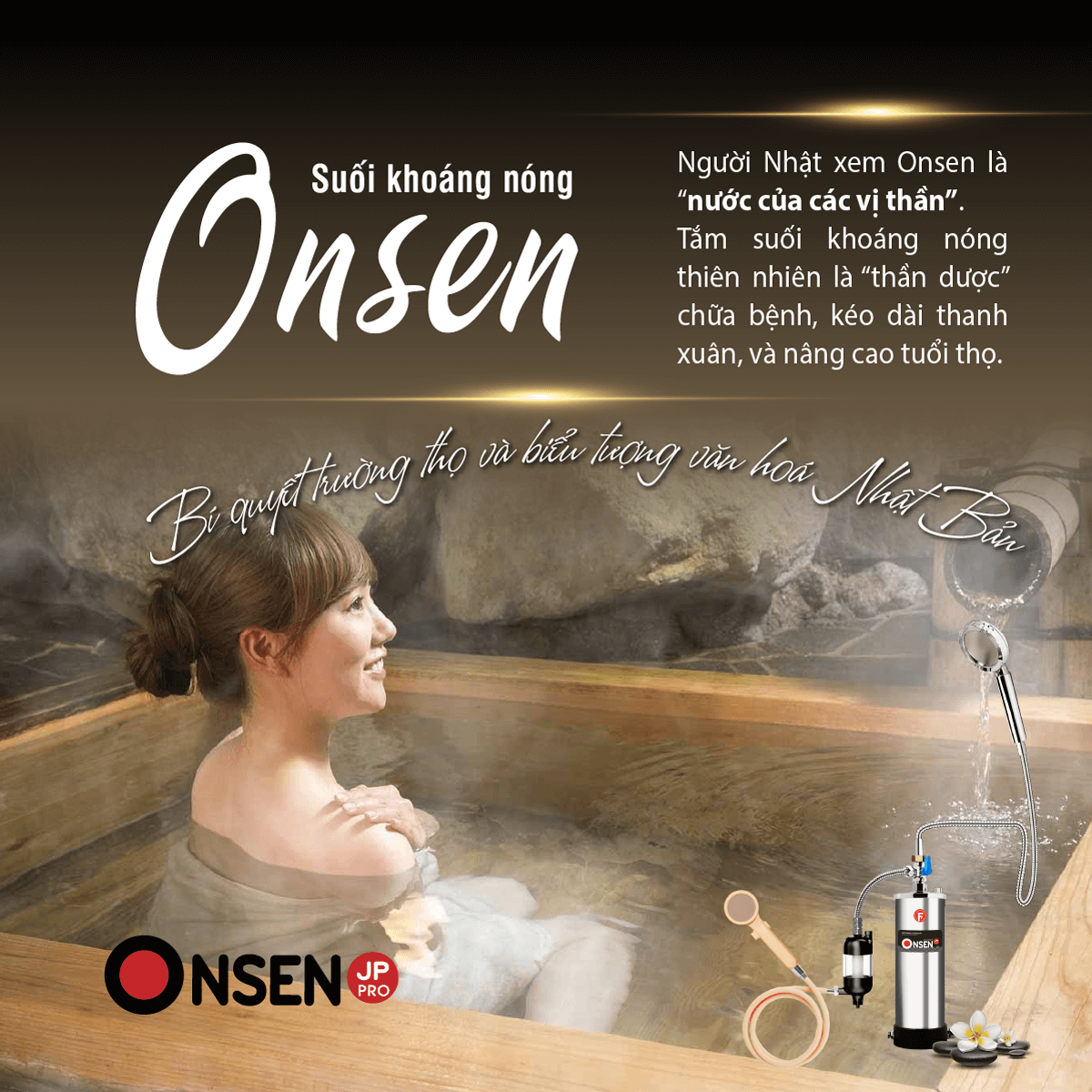 Suối khoáng nóng Onsen là biểu tượng văn hóa Nhật Bản
