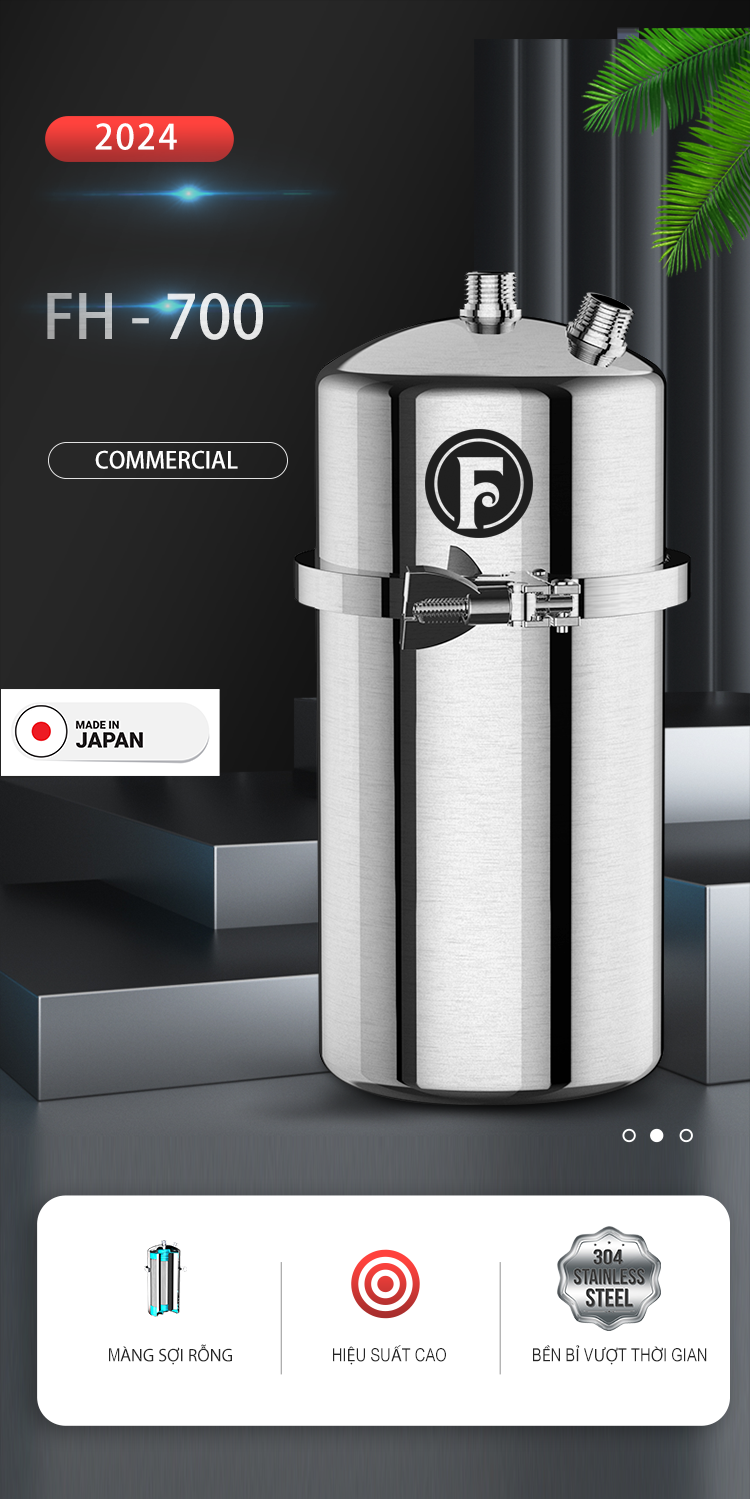 Máy lọc nước thương mại Fuji Smart FH 700 - Sản xuất từ tập đoàn Fuji Smart nổi tiếng Nhật Bản