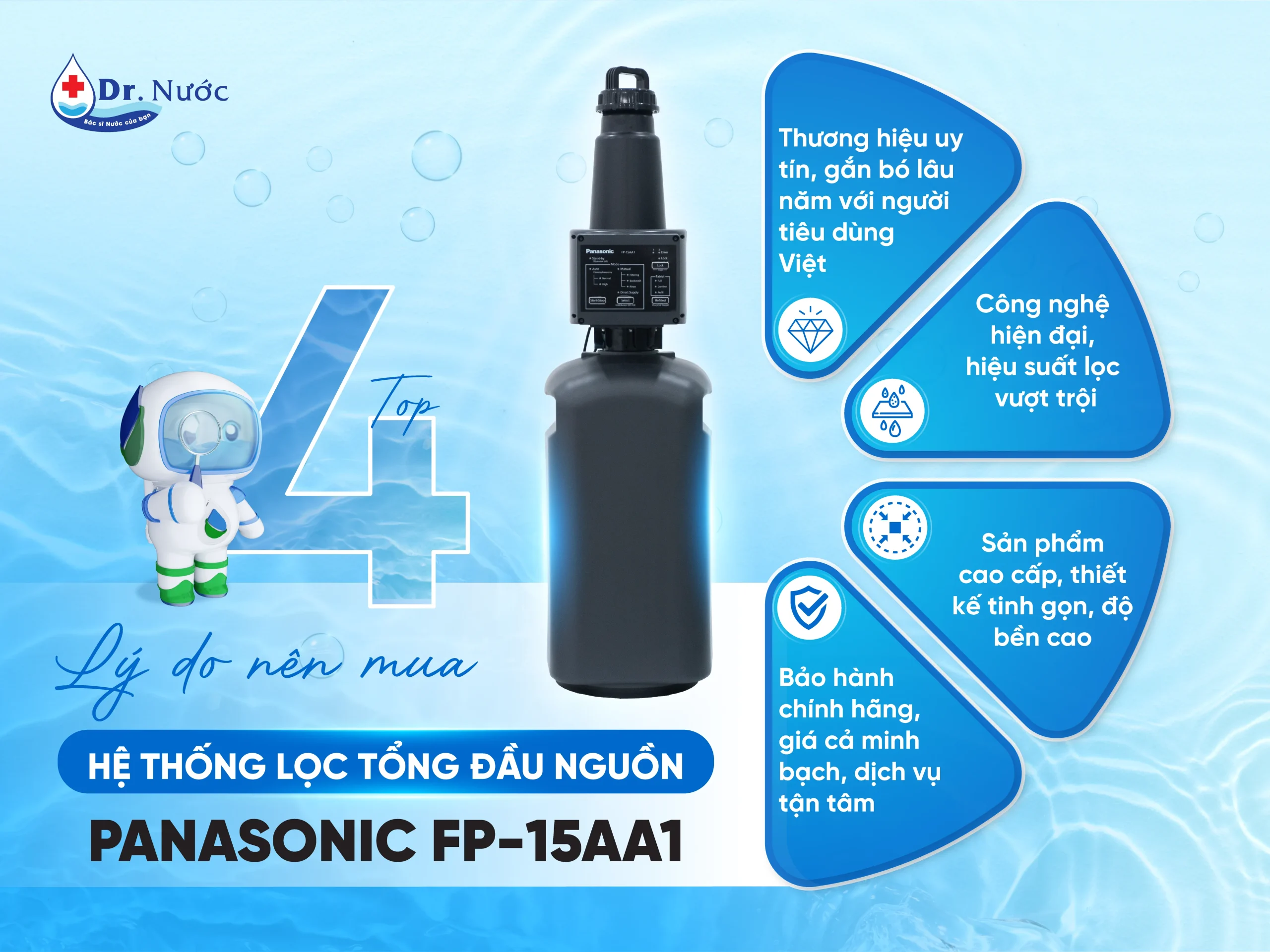 4 Lý do nên chọn Panasonic Complex Master Series FP-15AA1