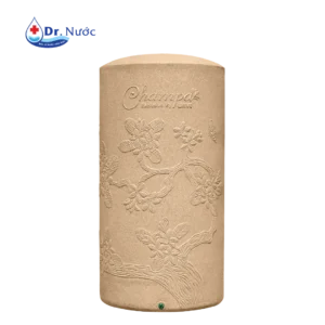 Bồn nước kháng khuẩn Wavelife Champa vàng hoàng gia