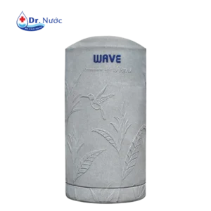 bồn nước kháng khuẩn wavelife flora màu trắng xà cừ